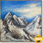 SNOWY SUMMITS 91.4x91.4 cm